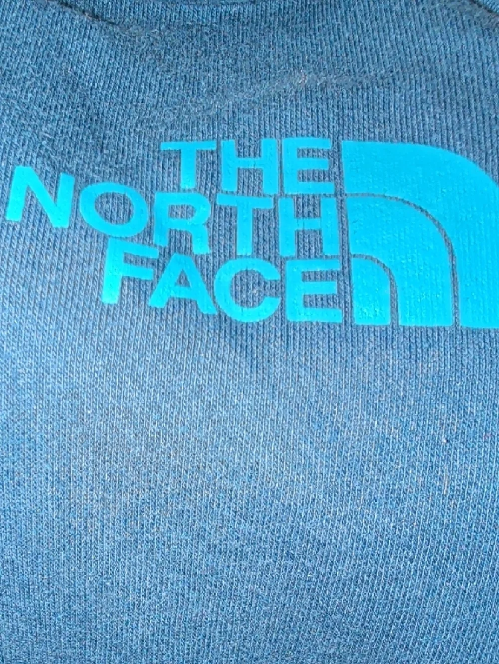 The North Face Blue Pullover Hoodie Men's Size L with Used Good